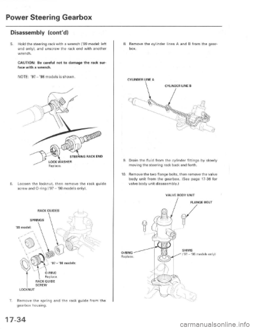 HONDA PRELUDE 1997  Service Repair Manual 