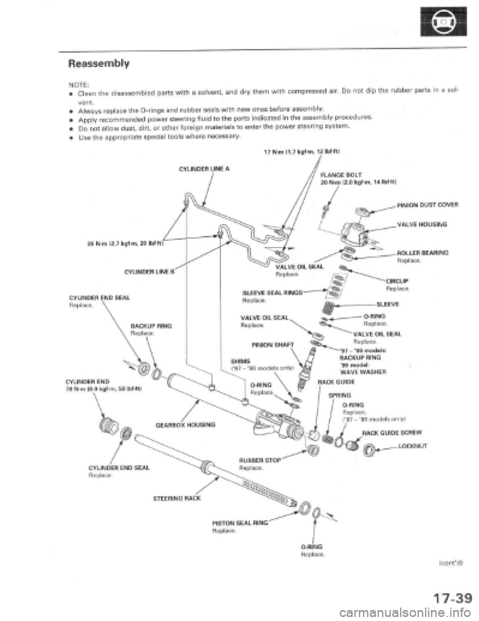 HONDA PRELUDE 1997  Service Repair Manual 
