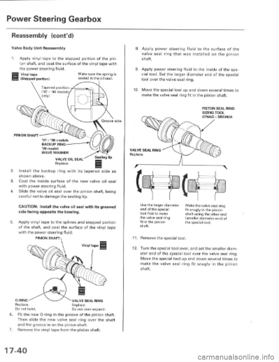 HONDA PRELUDE 1997  Service Repair Manual 