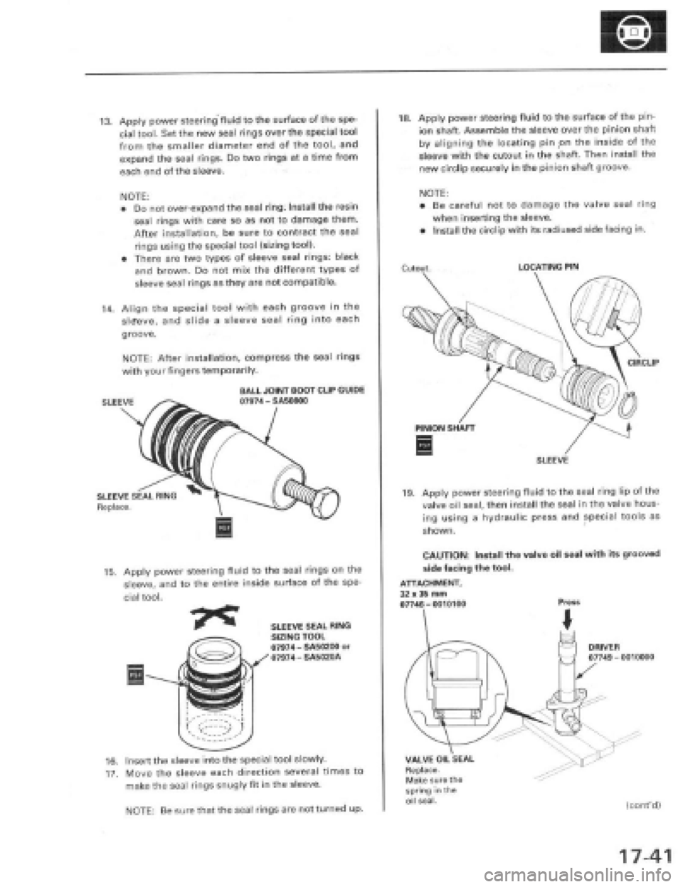 HONDA PRELUDE 1997  Service Repair Manual 