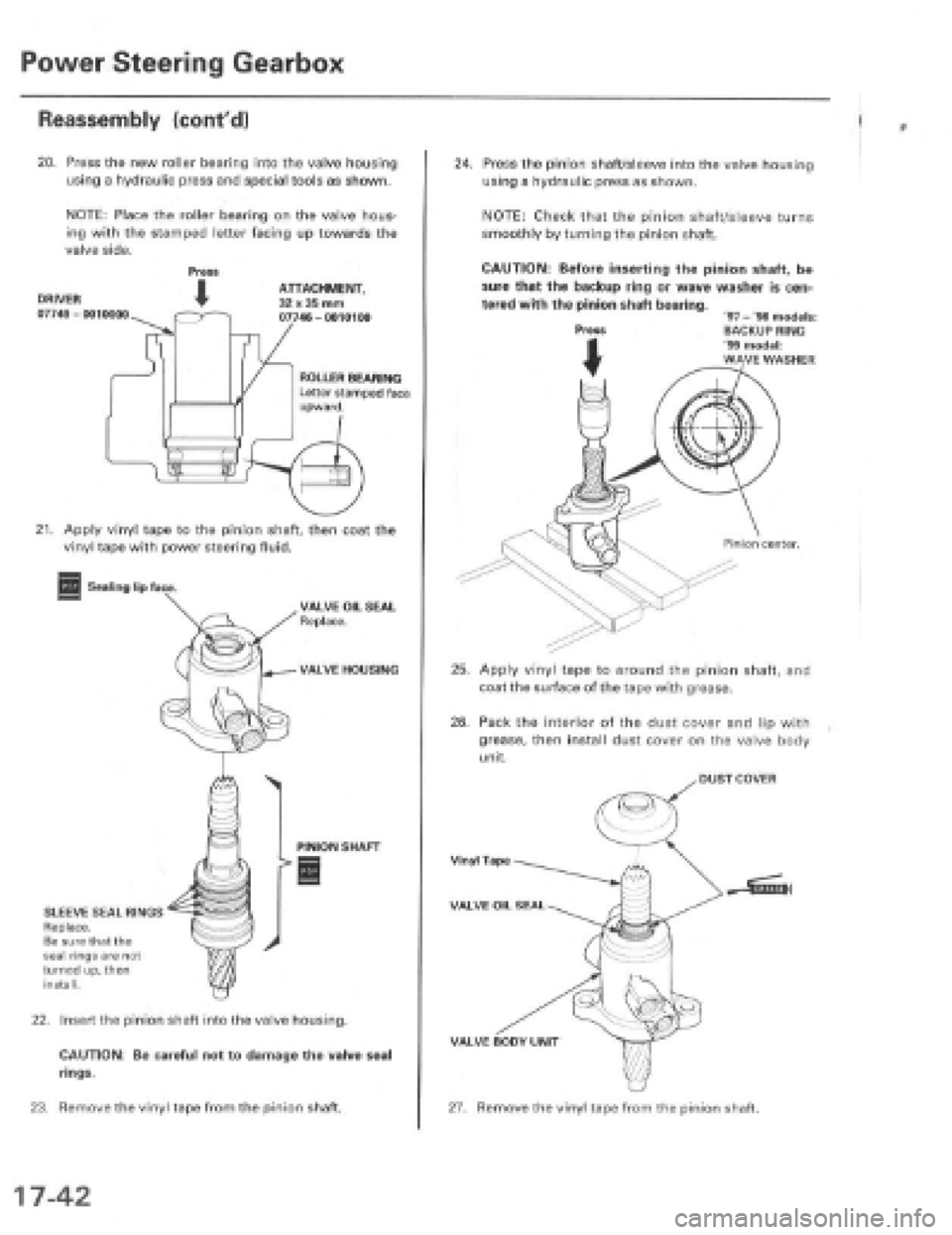 HONDA PRELUDE 1997  Service Repair Manual 