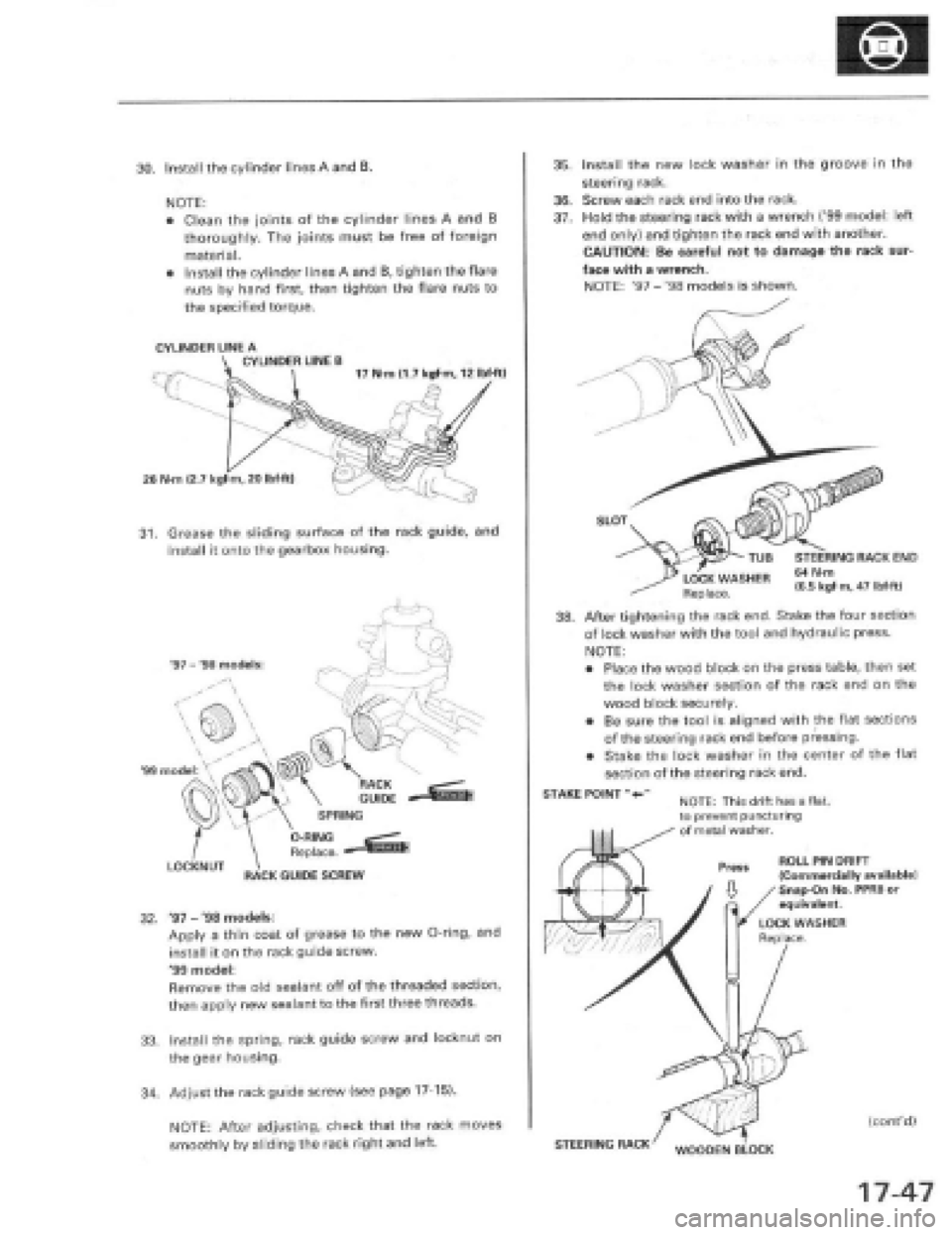 HONDA PRELUDE 1997  Service Repair Manual 