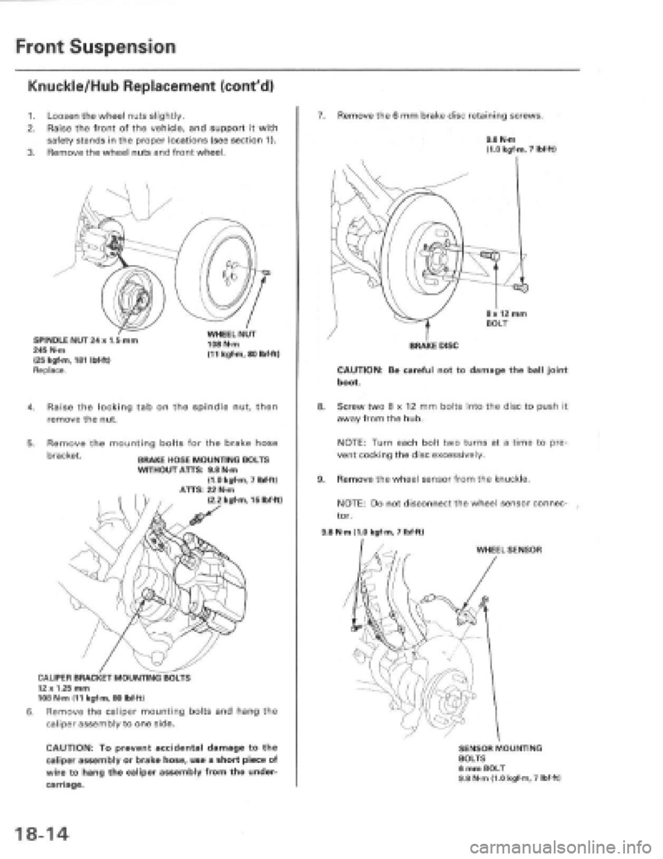 HONDA PRELUDE 1997  Service Repair Manual 