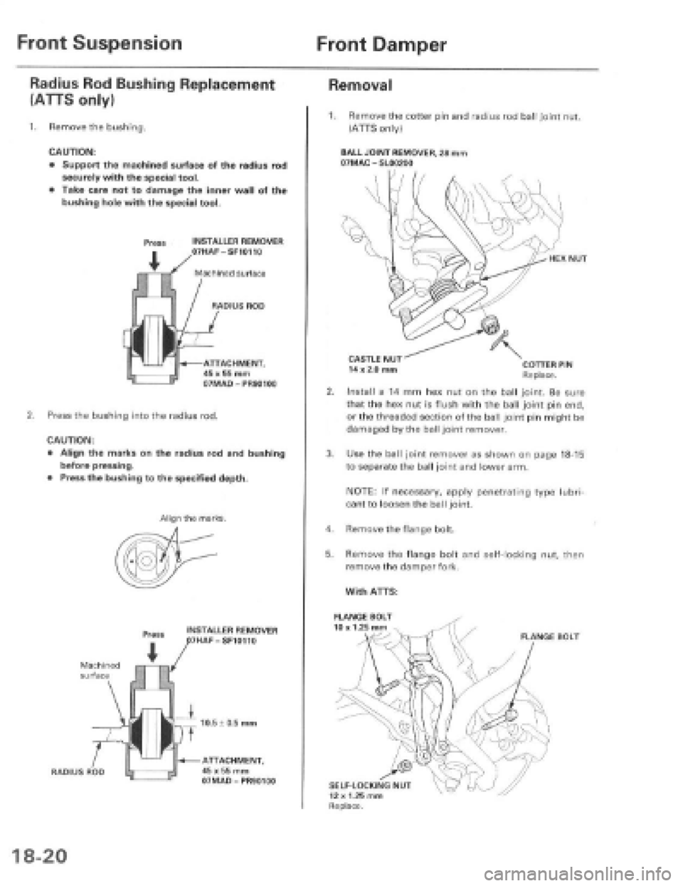HONDA PRELUDE 1997  Service Repair Manual 
