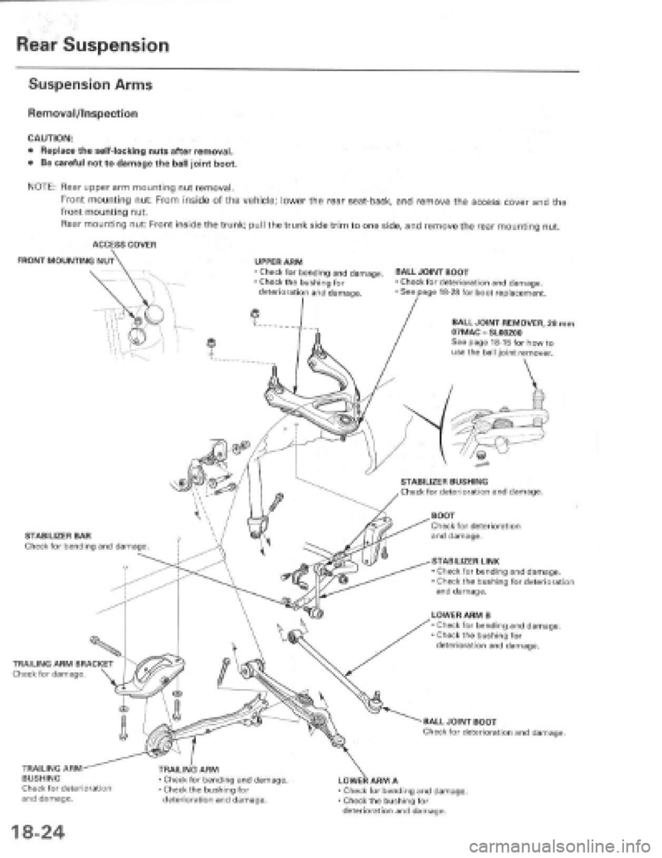 HONDA PRELUDE 1997  Service Repair Manual 