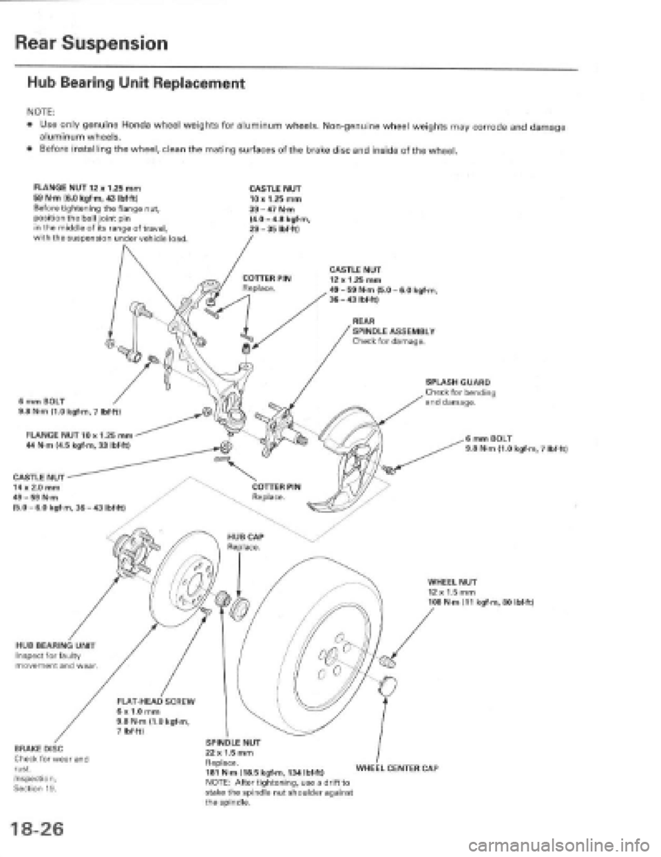 HONDA PRELUDE 1997  Service Repair Manual 