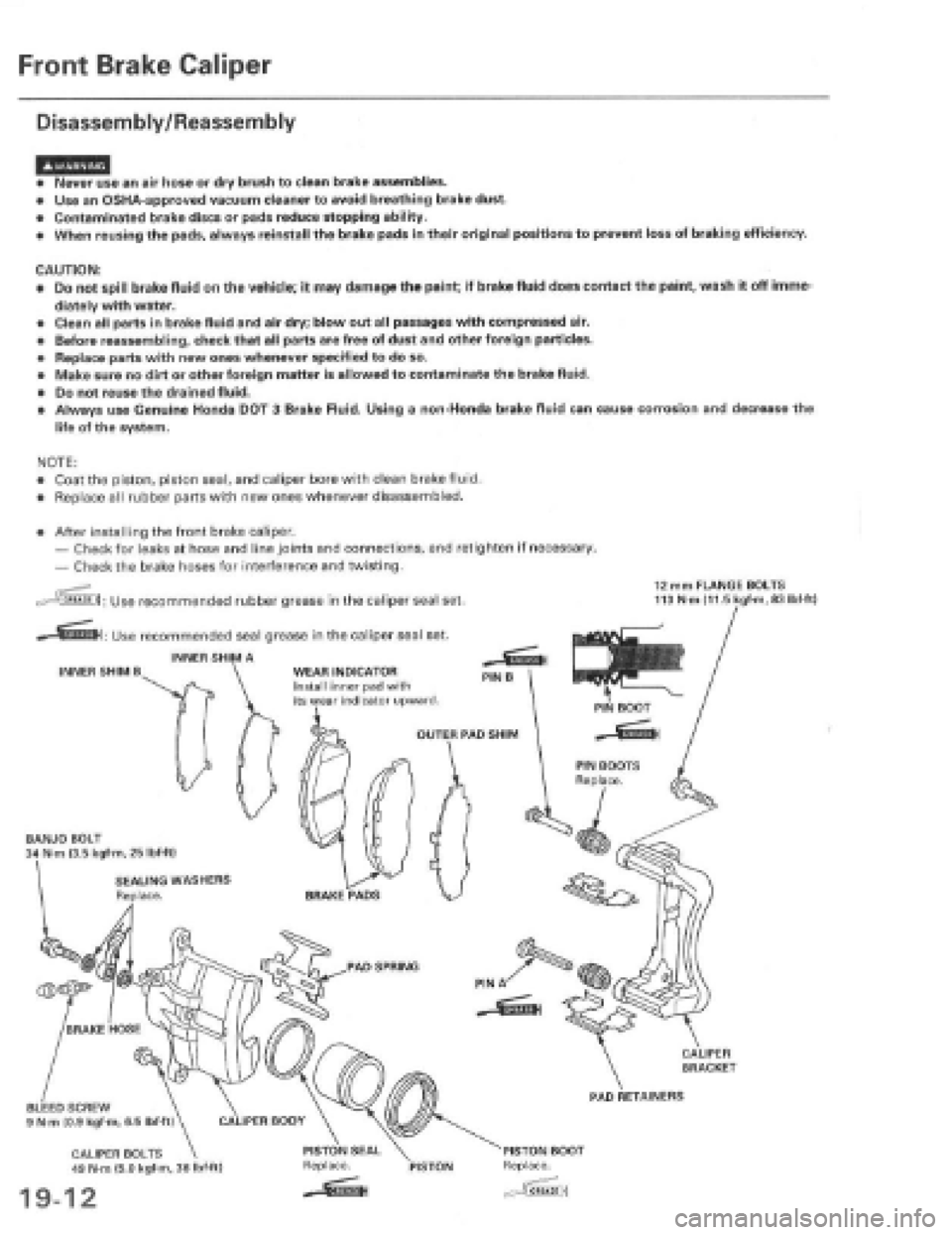 HONDA PRELUDE 1997  Service Repair Manual 