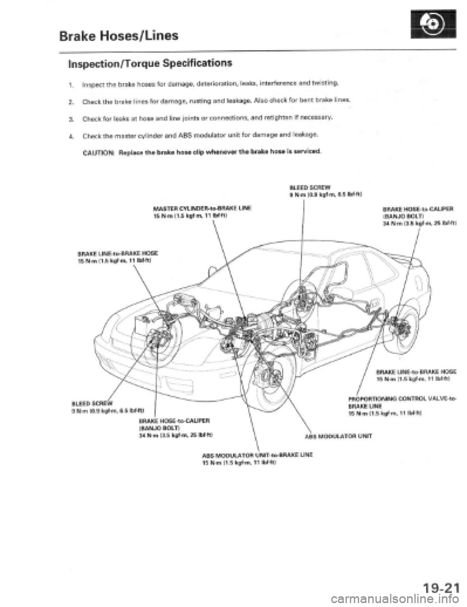 HONDA PRELUDE 1997  Service Repair Manual 