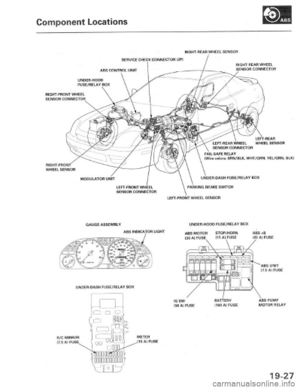 HONDA PRELUDE 1997  Service Repair Manual 