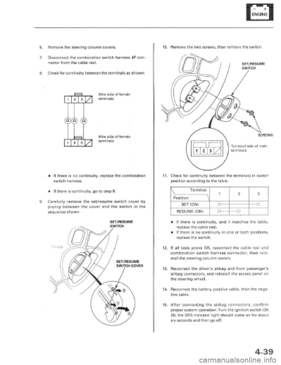 HONDA PRELUDE 1997  Service Repair Manual 