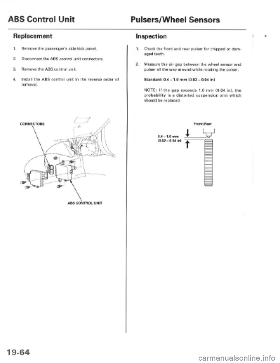 HONDA PRELUDE 1997  Service Repair Manual 