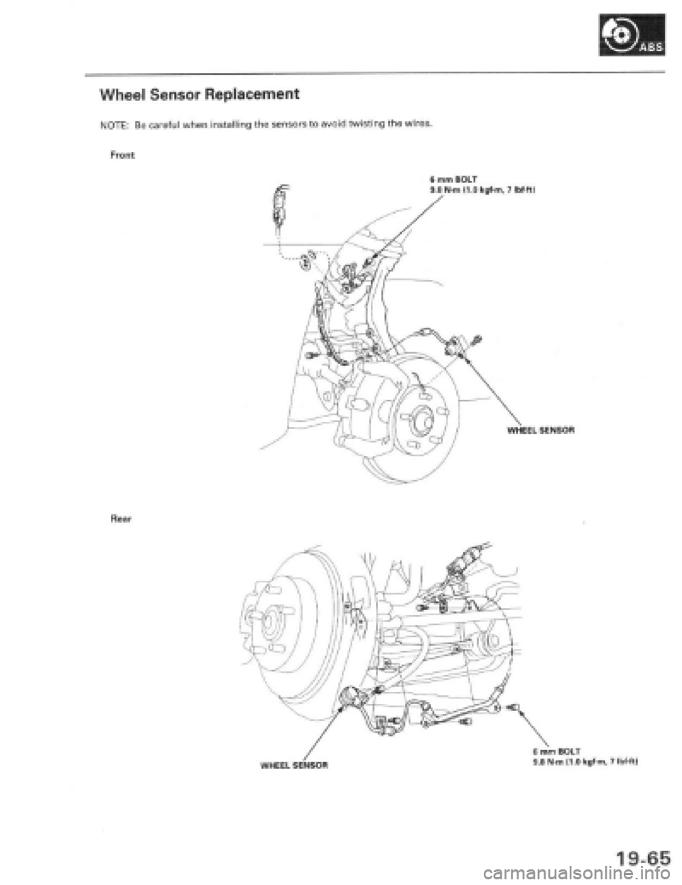 HONDA PRELUDE 1997  Service Repair Manual 