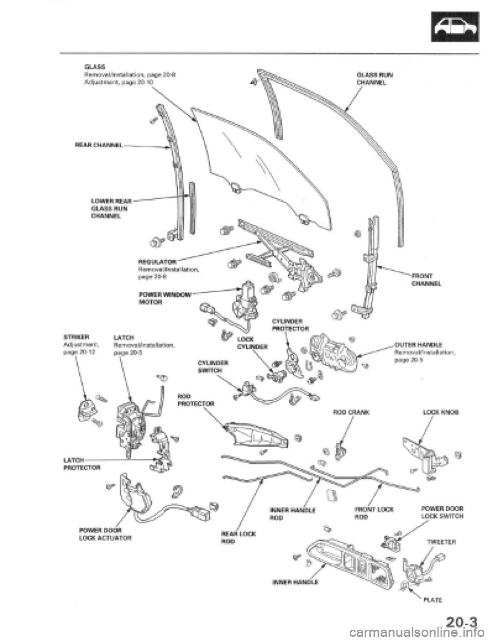 HONDA PRELUDE 1997  Service Repair Manual 
