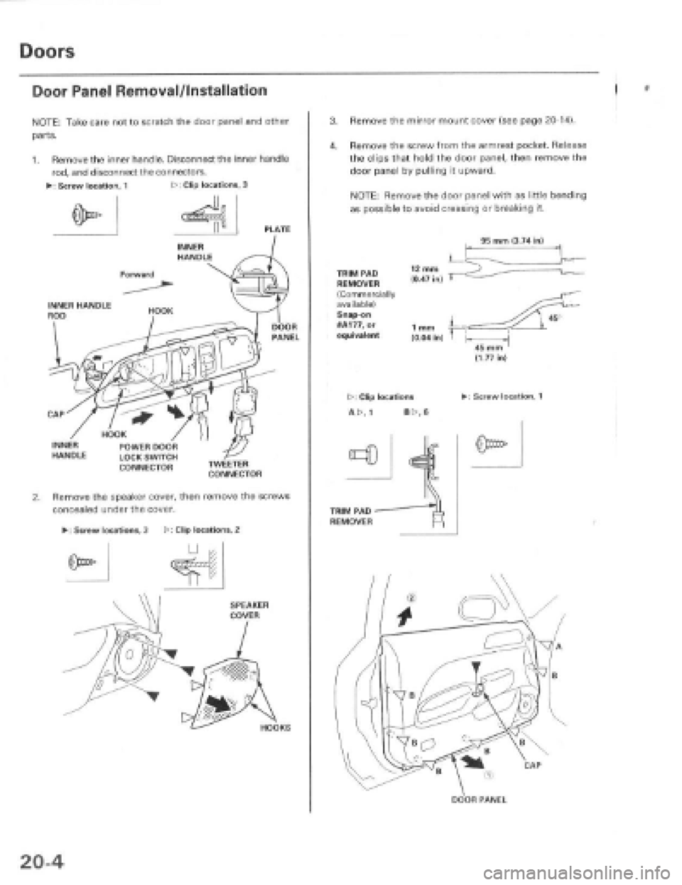 HONDA PRELUDE 1997  Service Repair Manual 