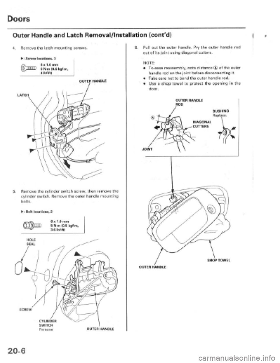 HONDA PRELUDE 1997  Service Repair Manual 