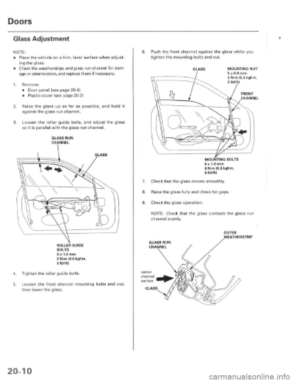 HONDA PRELUDE 1997  Service Repair Manual 