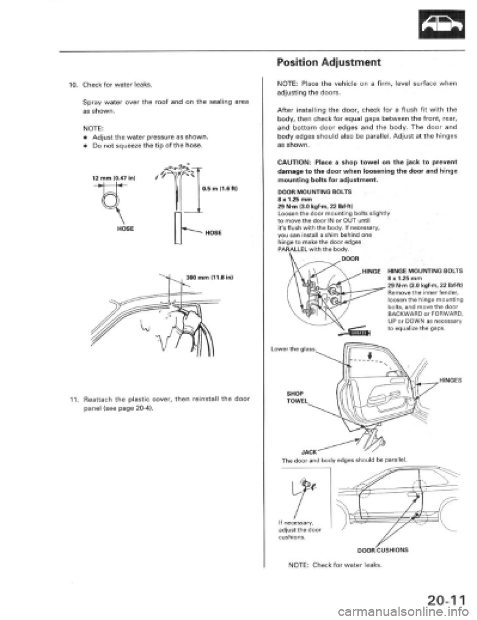 HONDA PRELUDE 1997  Service Repair Manual 