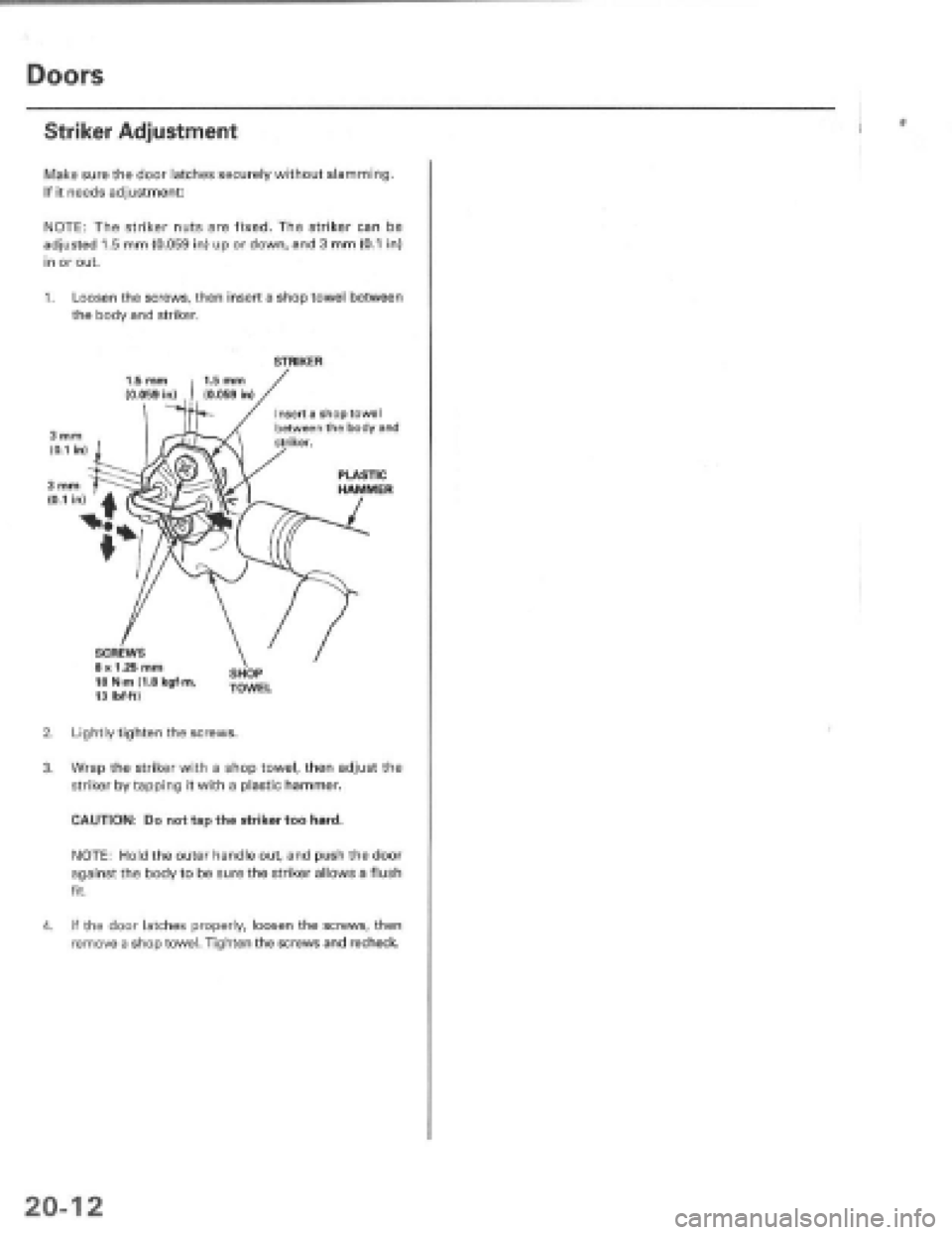 HONDA PRELUDE 1997  Service Repair Manual 
