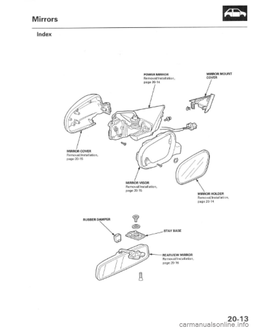 HONDA PRELUDE 1997  Service Repair Manual 