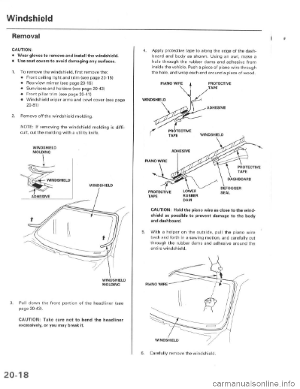 HONDA PRELUDE 1997  Service Repair Manual 