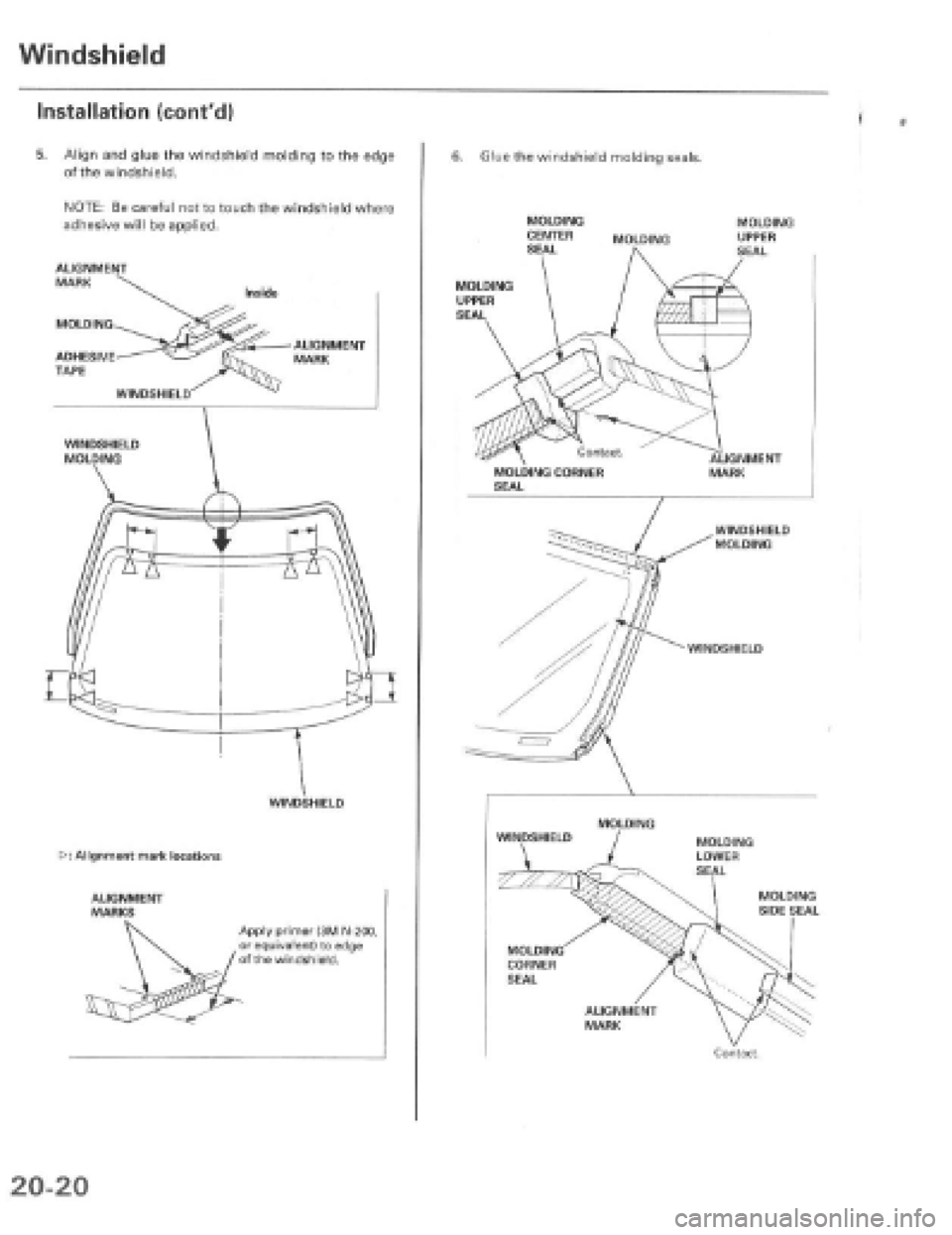 HONDA PRELUDE 1997  Service Repair Manual 