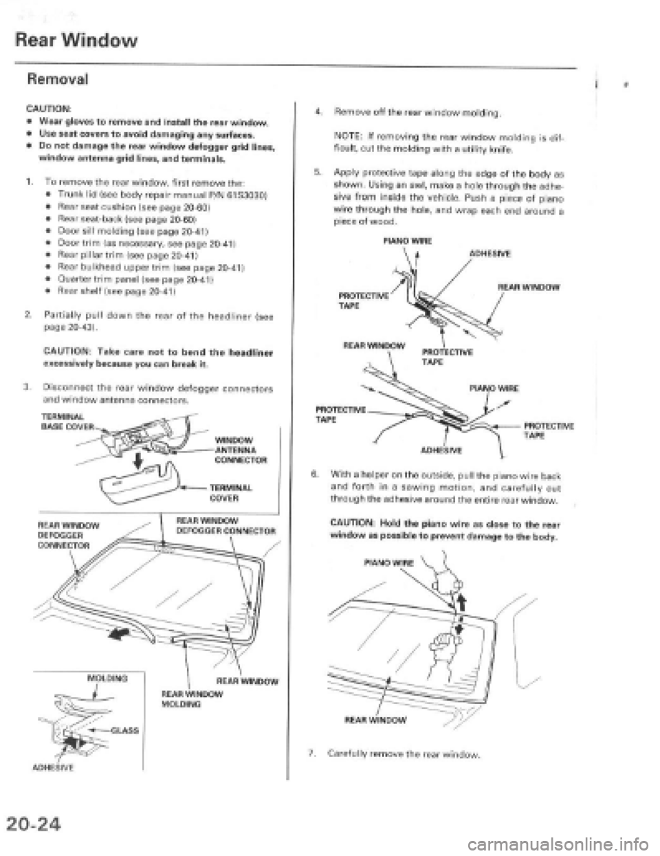 HONDA PRELUDE 1997  Service Repair Manual 
