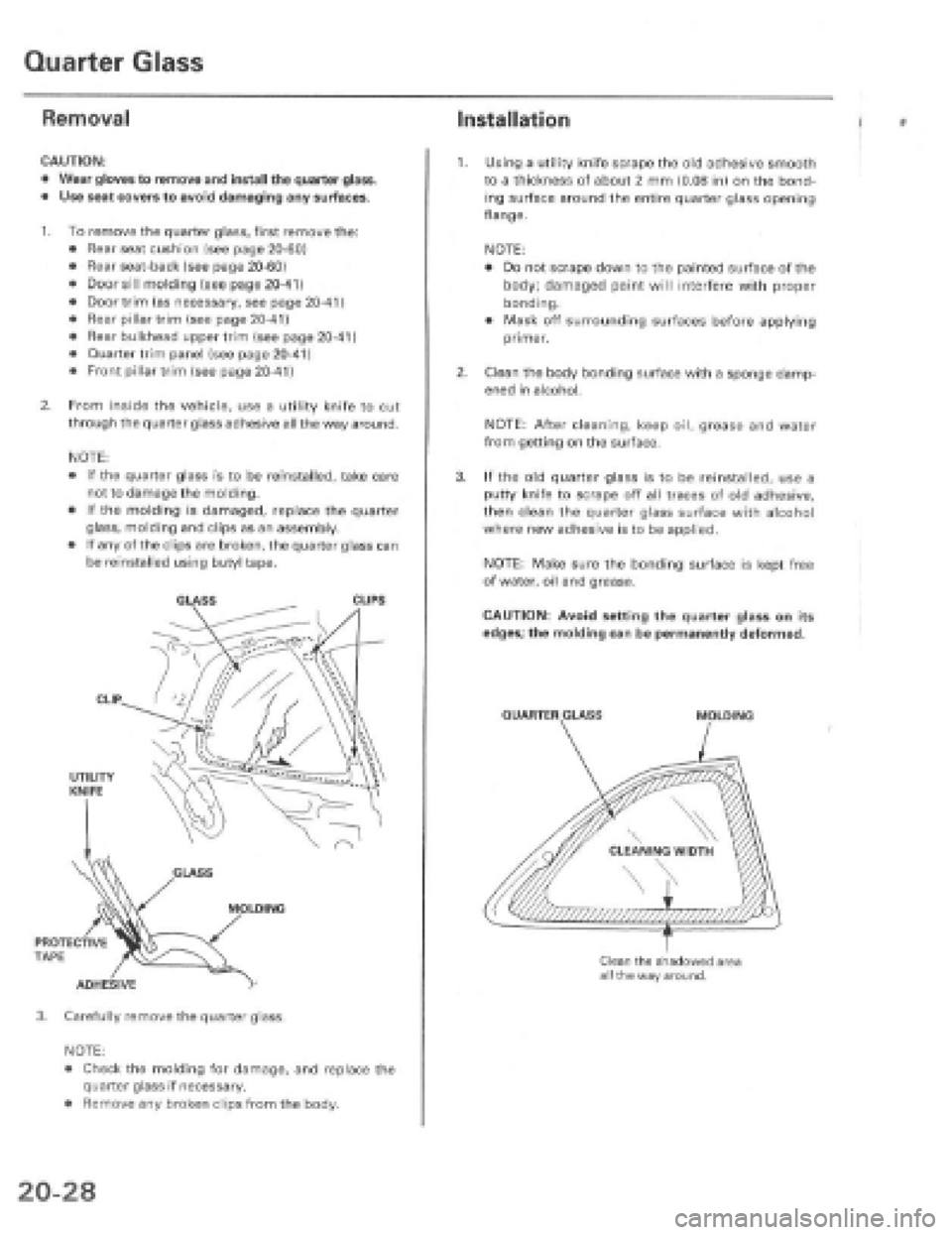 HONDA PRELUDE 1997  Service Repair Manual 