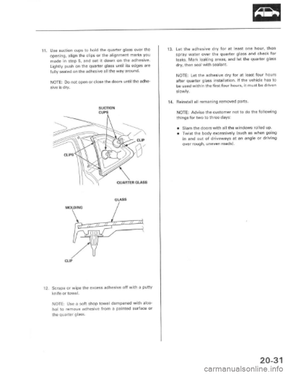 HONDA PRELUDE 1997  Service Repair Manual 