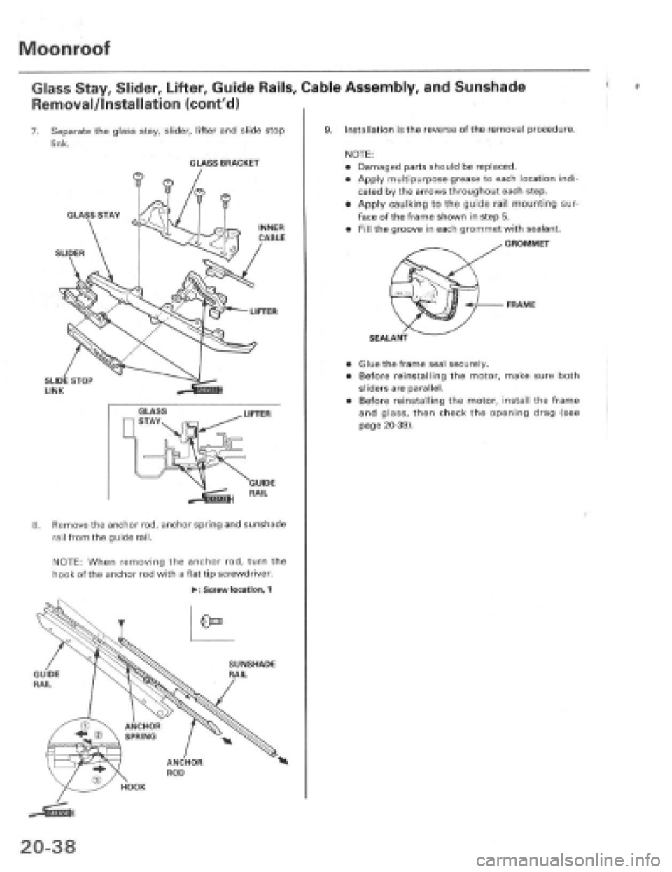 HONDA PRELUDE 1997  Service Repair Manual 