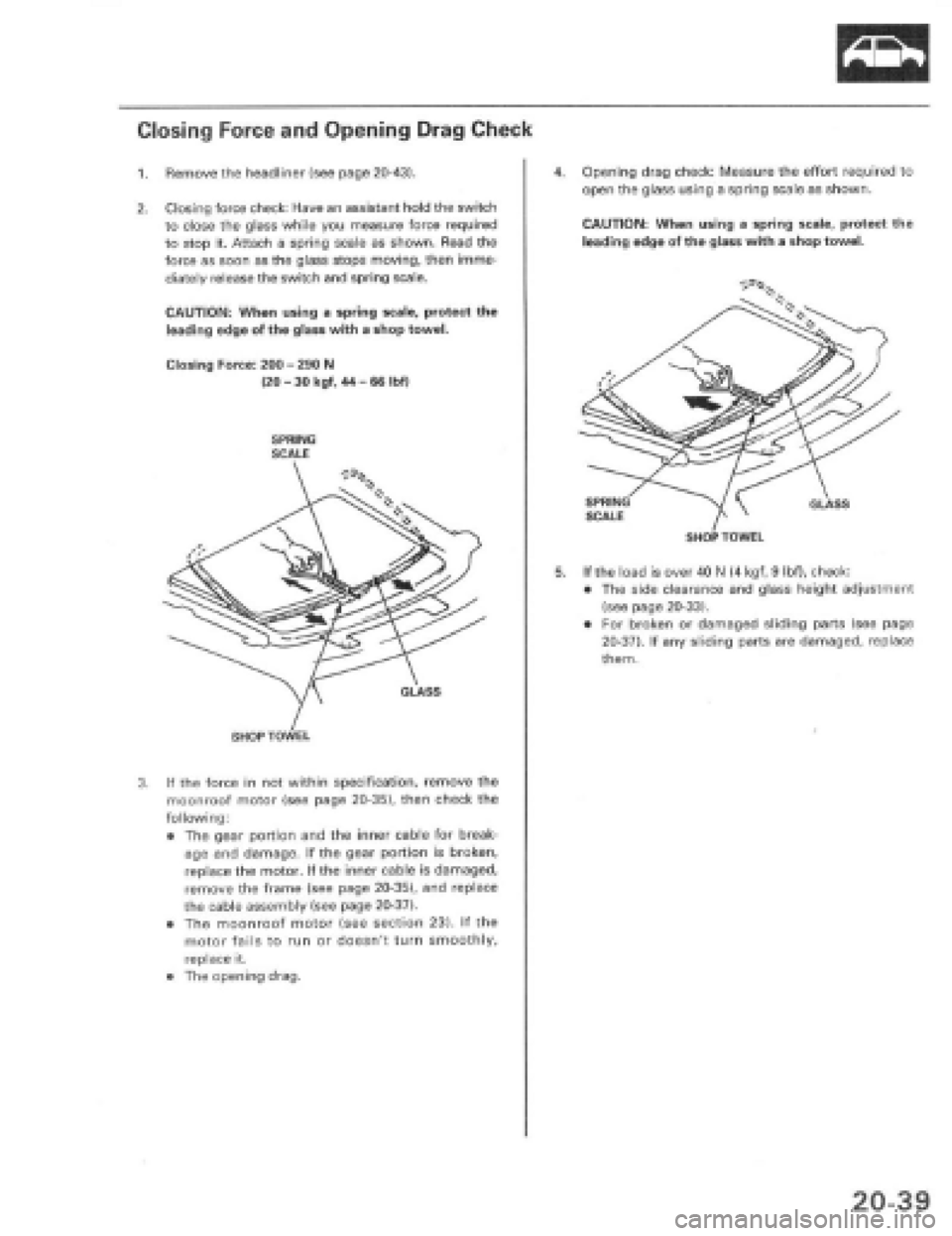 HONDA PRELUDE 1997  Service Repair Manual 