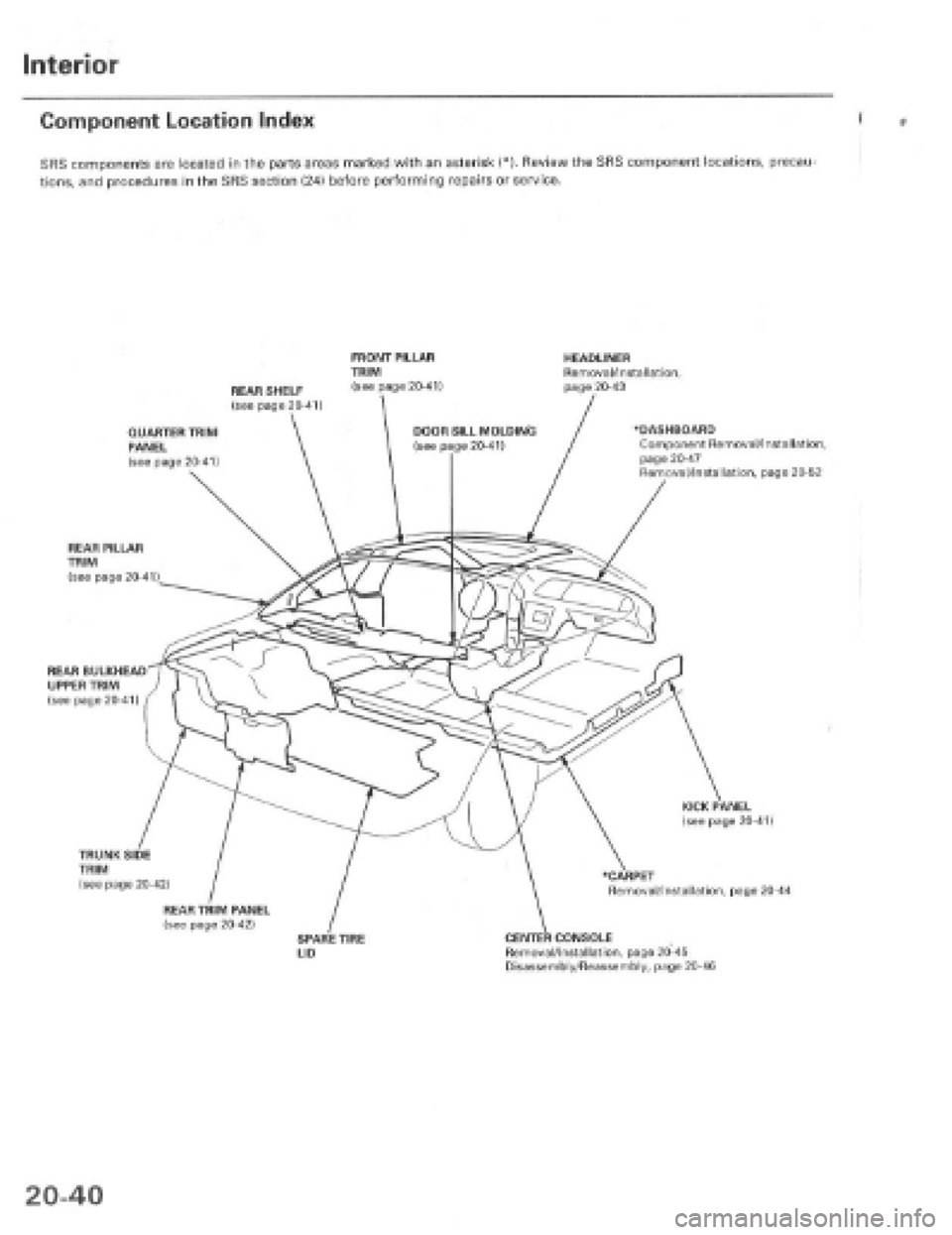 HONDA PRELUDE 1997  Service Repair Manual 