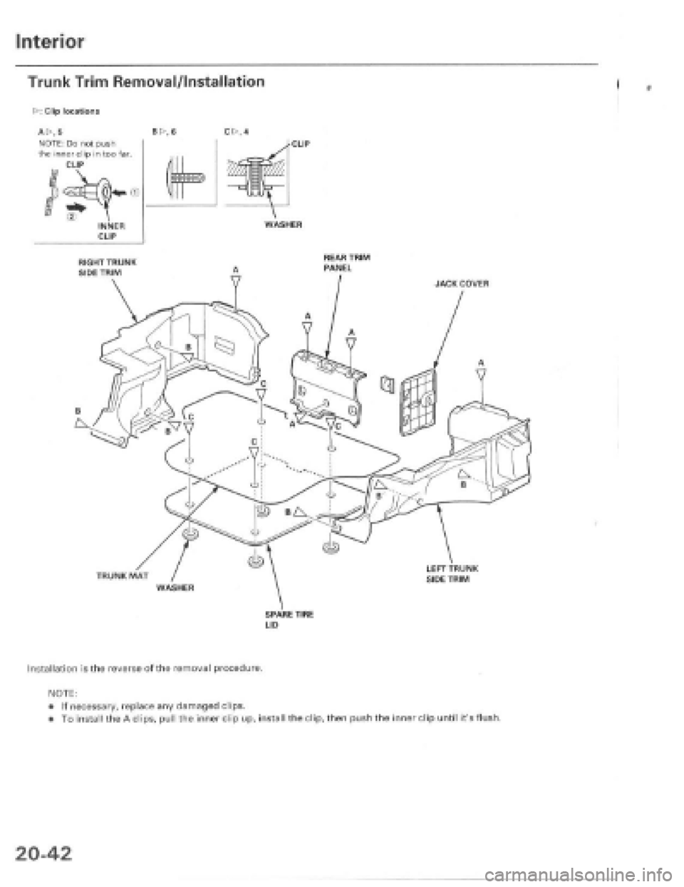 HONDA PRELUDE 1997  Service Repair Manual 