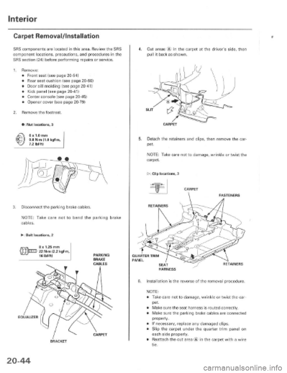 HONDA PRELUDE 1997  Service Repair Manual 