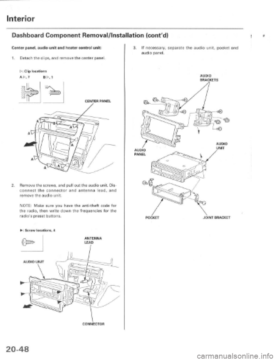 HONDA PRELUDE 1997  Service Repair Manual 