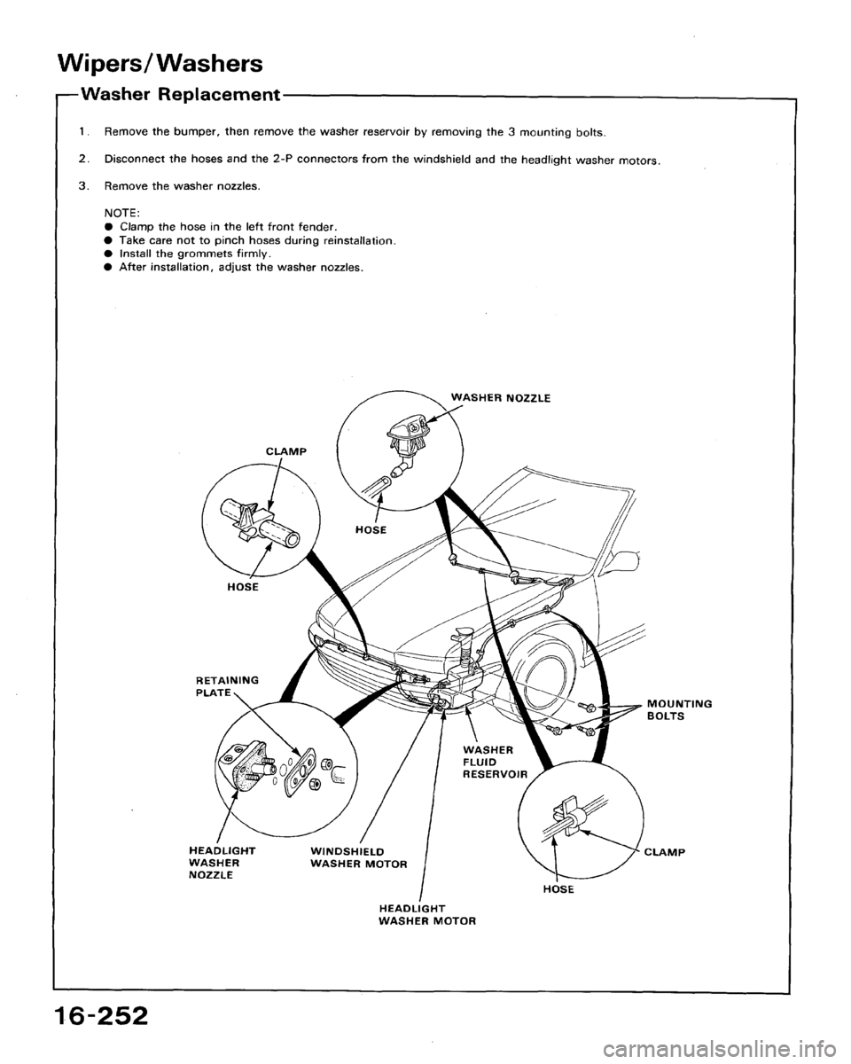 HONDA ACCORD 1992 CB / 4.G Workshop Manual 