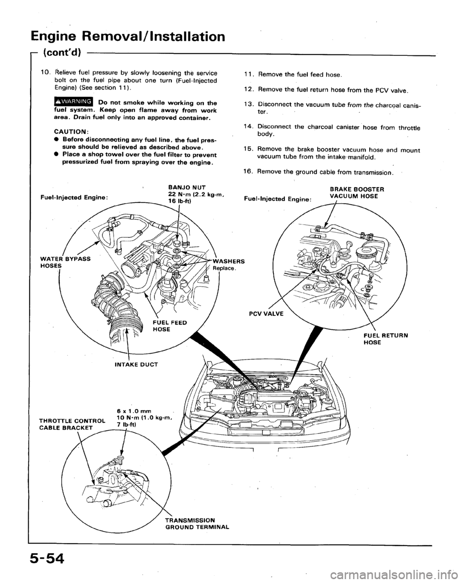 HONDA ACCORD 1992 CB / 4.G Workshop Manual 