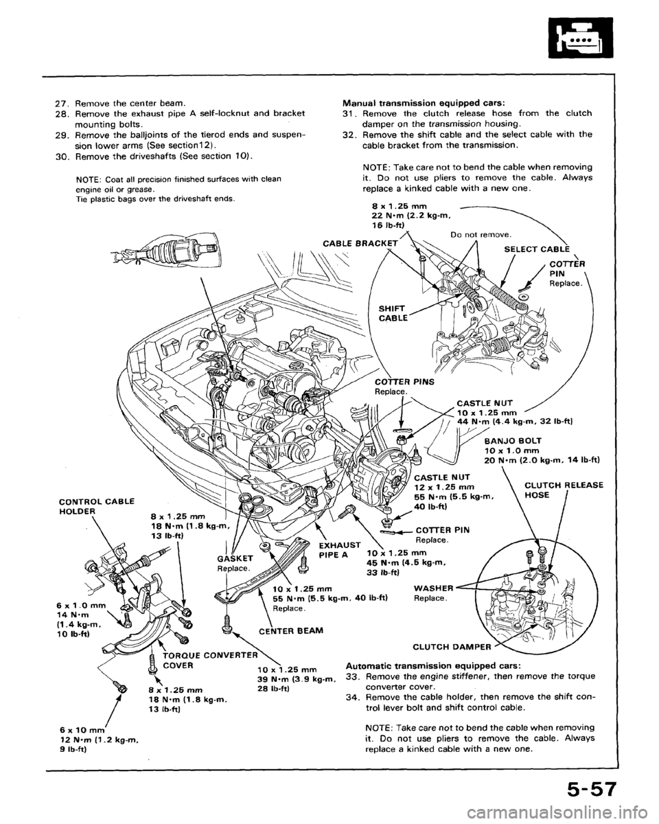 HONDA ACCORD 1992 CB / 4.G Workshop Manual 