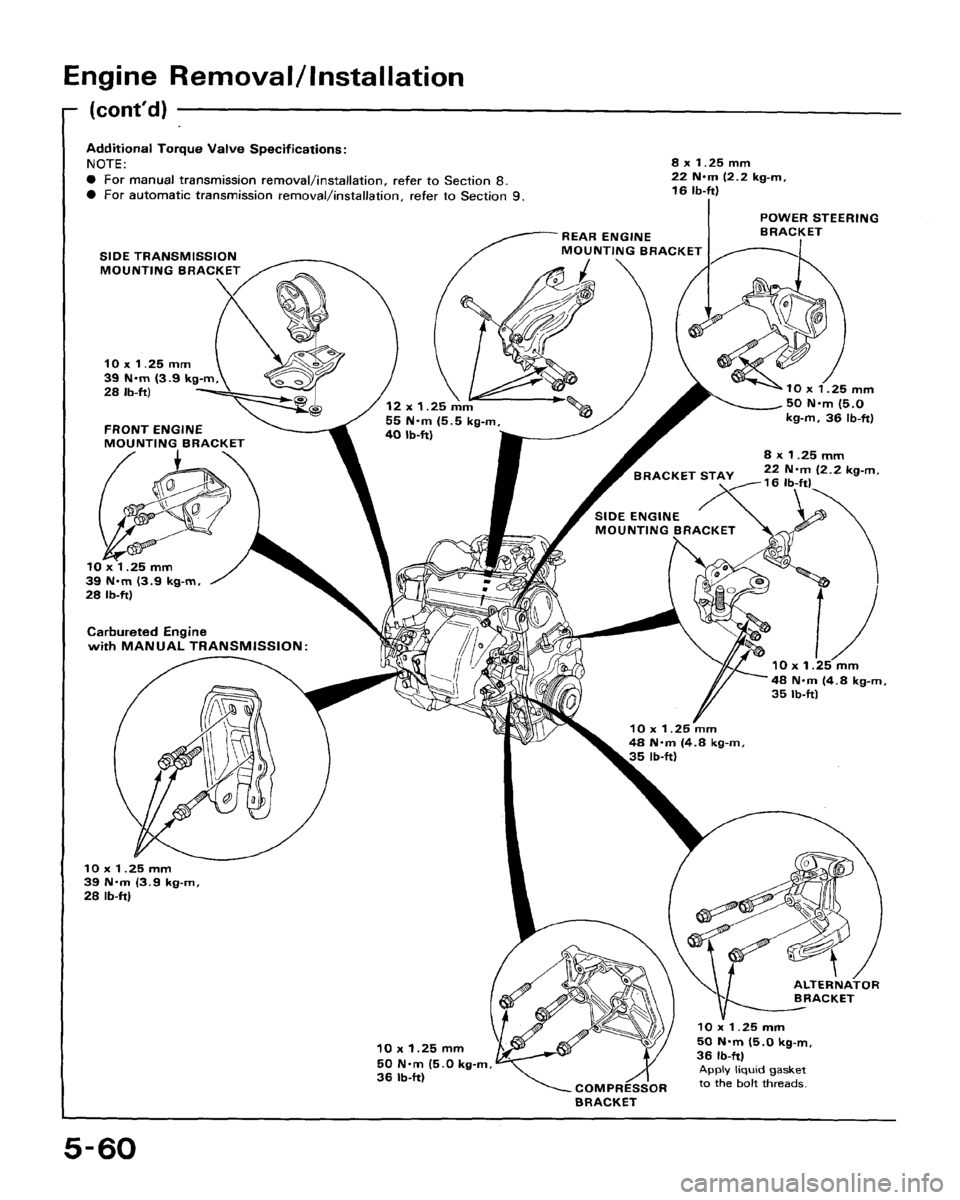 HONDA ACCORD 1992 CB / 4.G Workshop Manual 