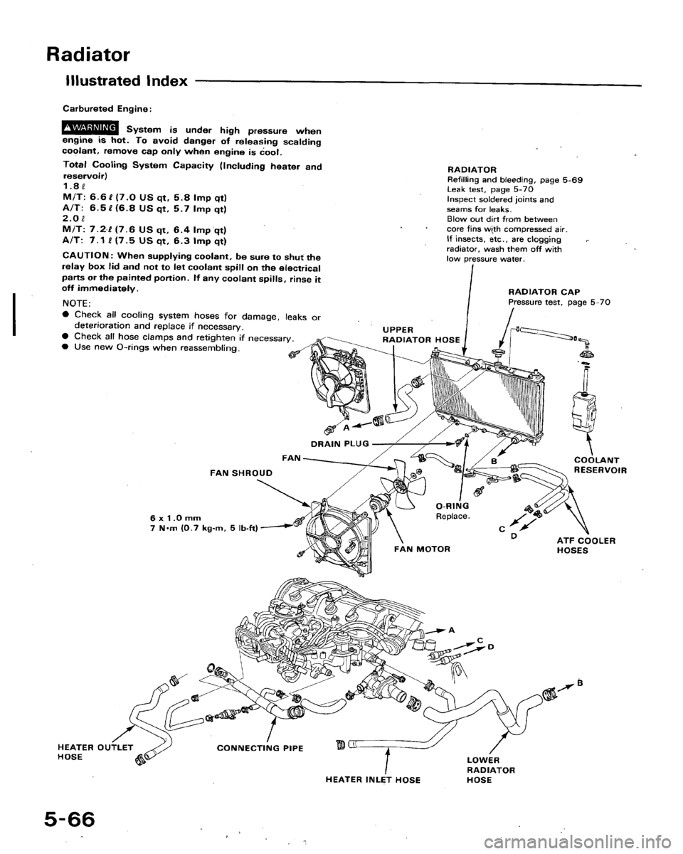 HONDA ACCORD 1992 CB / 4.G Workshop Manual 