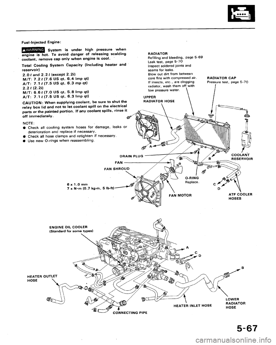 HONDA ACCORD 1992 CB / 4.G Workshop Manual 