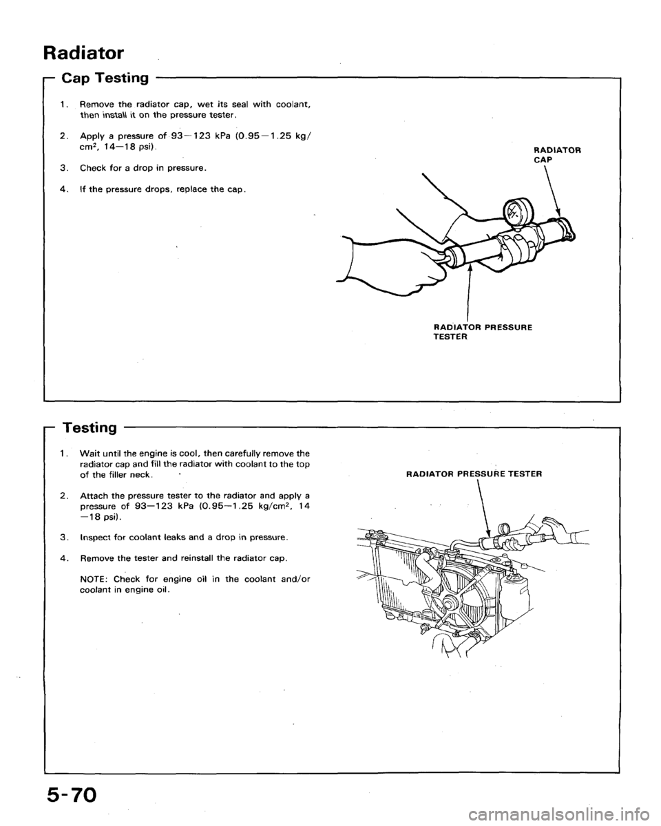 HONDA ACCORD 1992 CB / 4.G Workshop Manual 