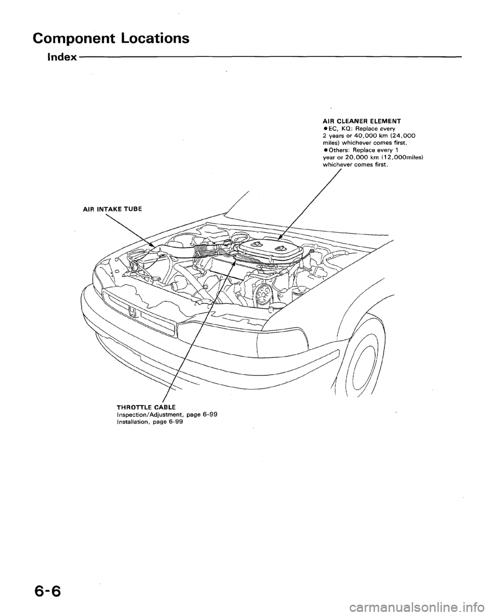 HONDA ACCORD 1992 CB / 4.G Workshop Manual 