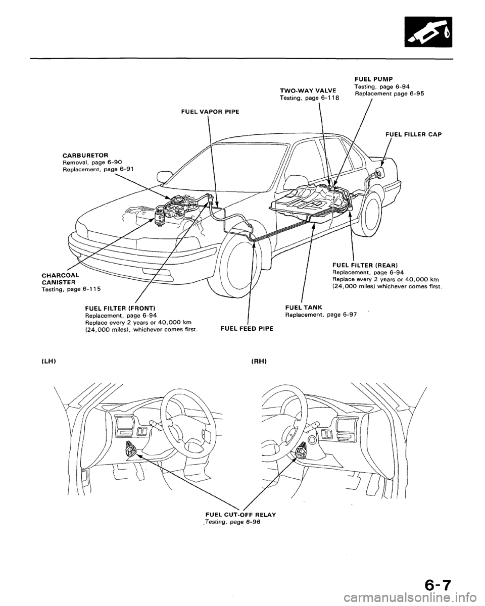 HONDA ACCORD 1992 CB / 4.G Workshop Manual 