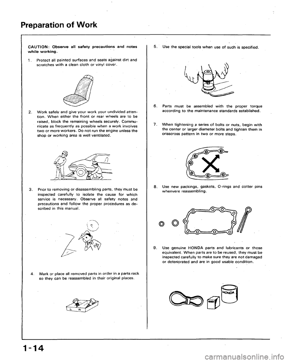 HONDA ACCORD 1992 CB / 4.G Workshop Manual 