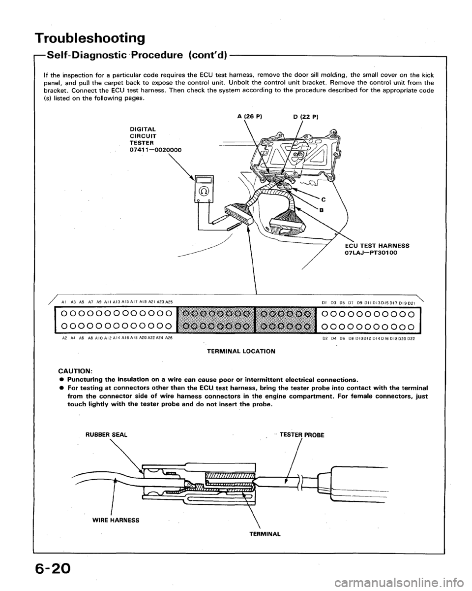 HONDA ACCORD 1992 CB / 4.G Workshop Manual 