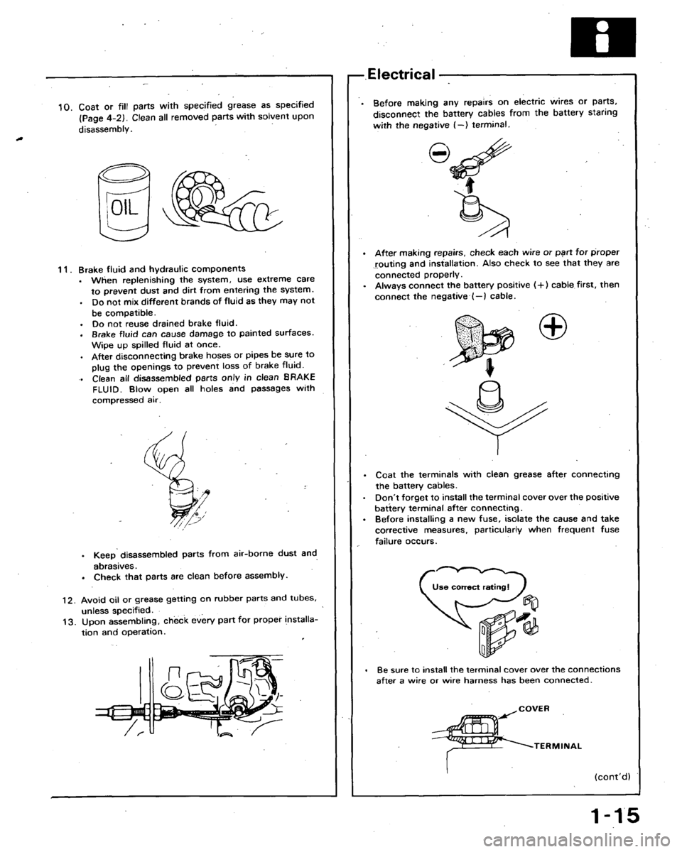 HONDA ACCORD 1992 CB / 4.G Workshop Manual 