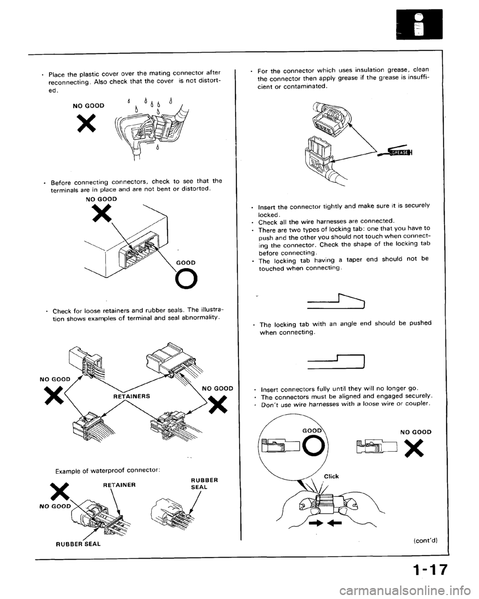 HONDA ACCORD 1992 CB / 4.G Workshop Manual 