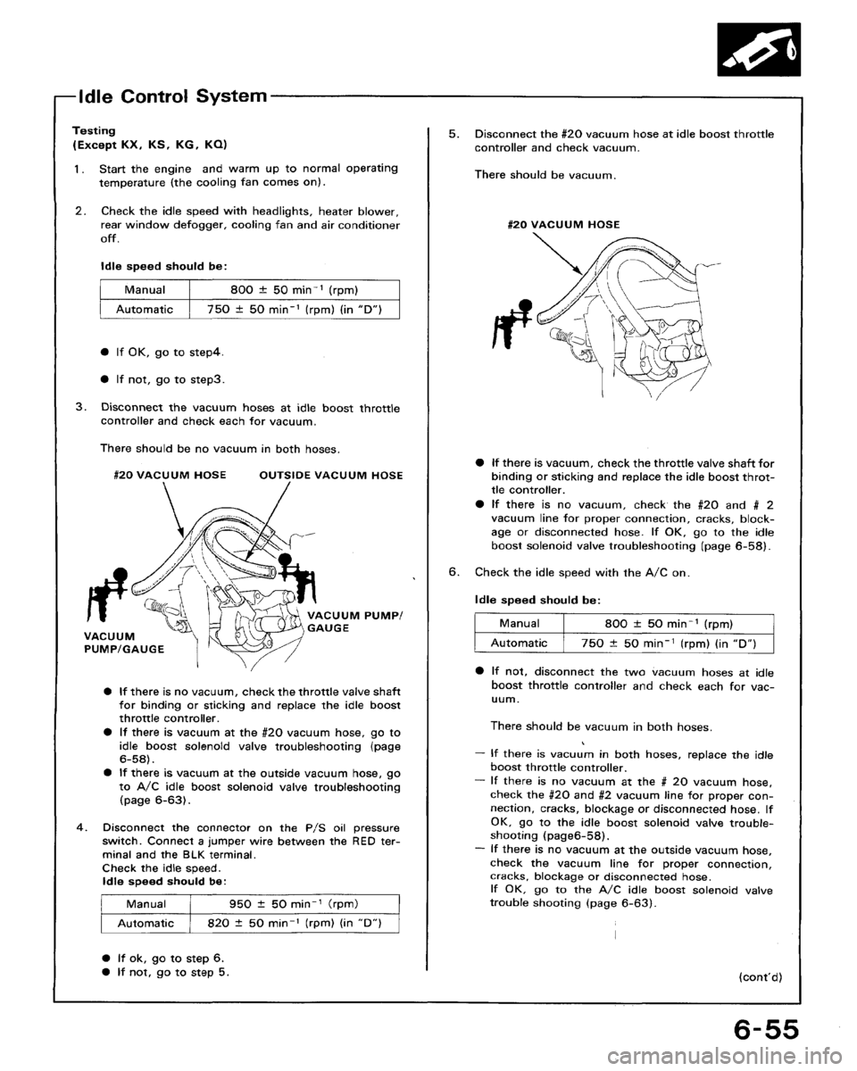 HONDA ACCORD 1992 CB / 4.G Workshop Manual 
