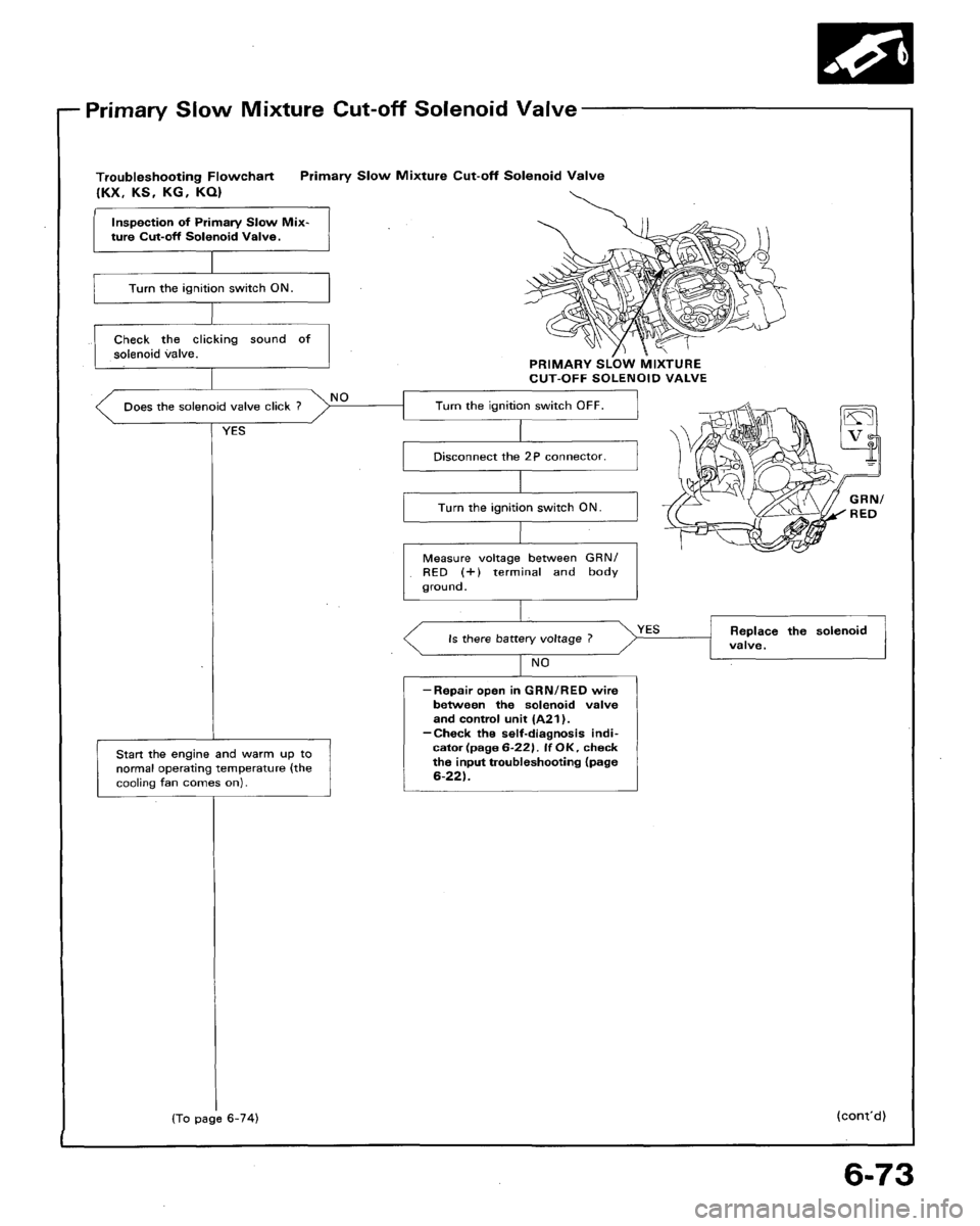 HONDA ACCORD 1992 CB / 4.G Workshop Manual 