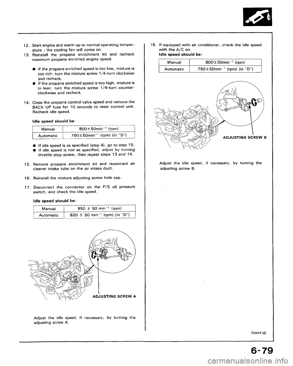 HONDA ACCORD 1992 CB / 4.G Workshop Manual 